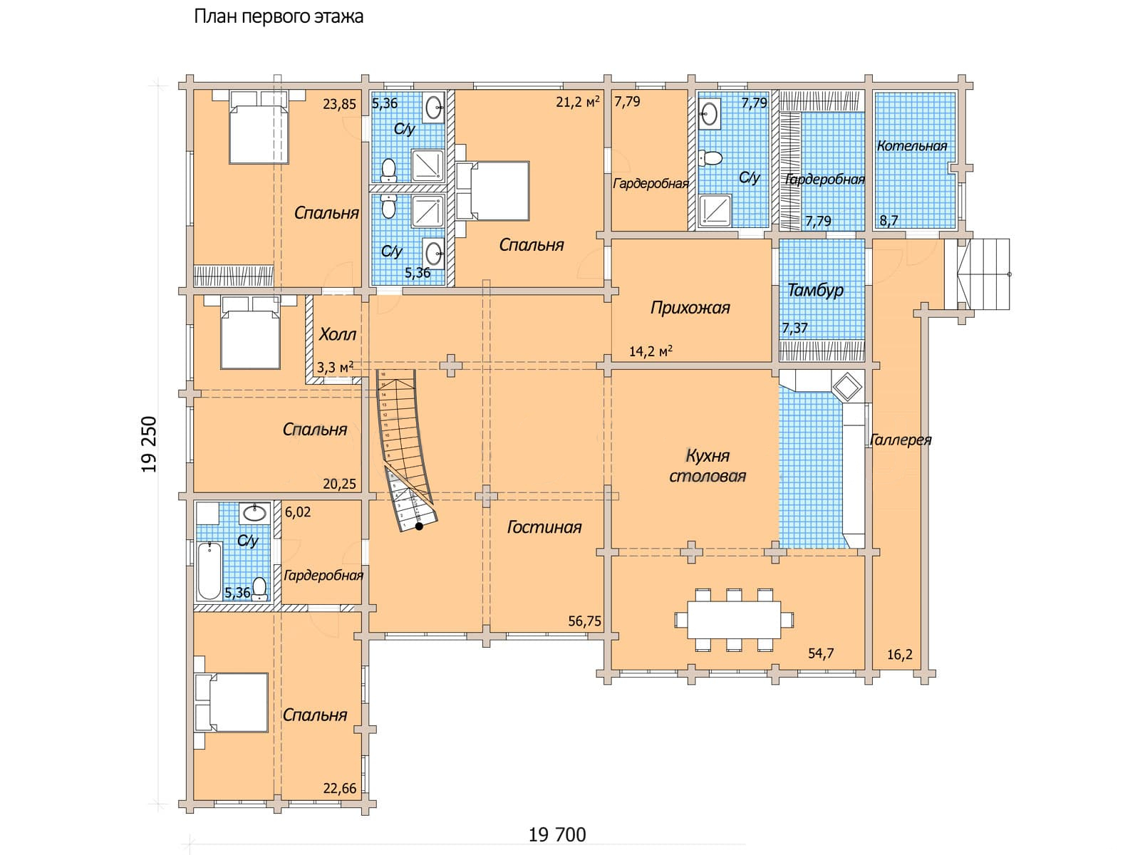 План 1 этажа