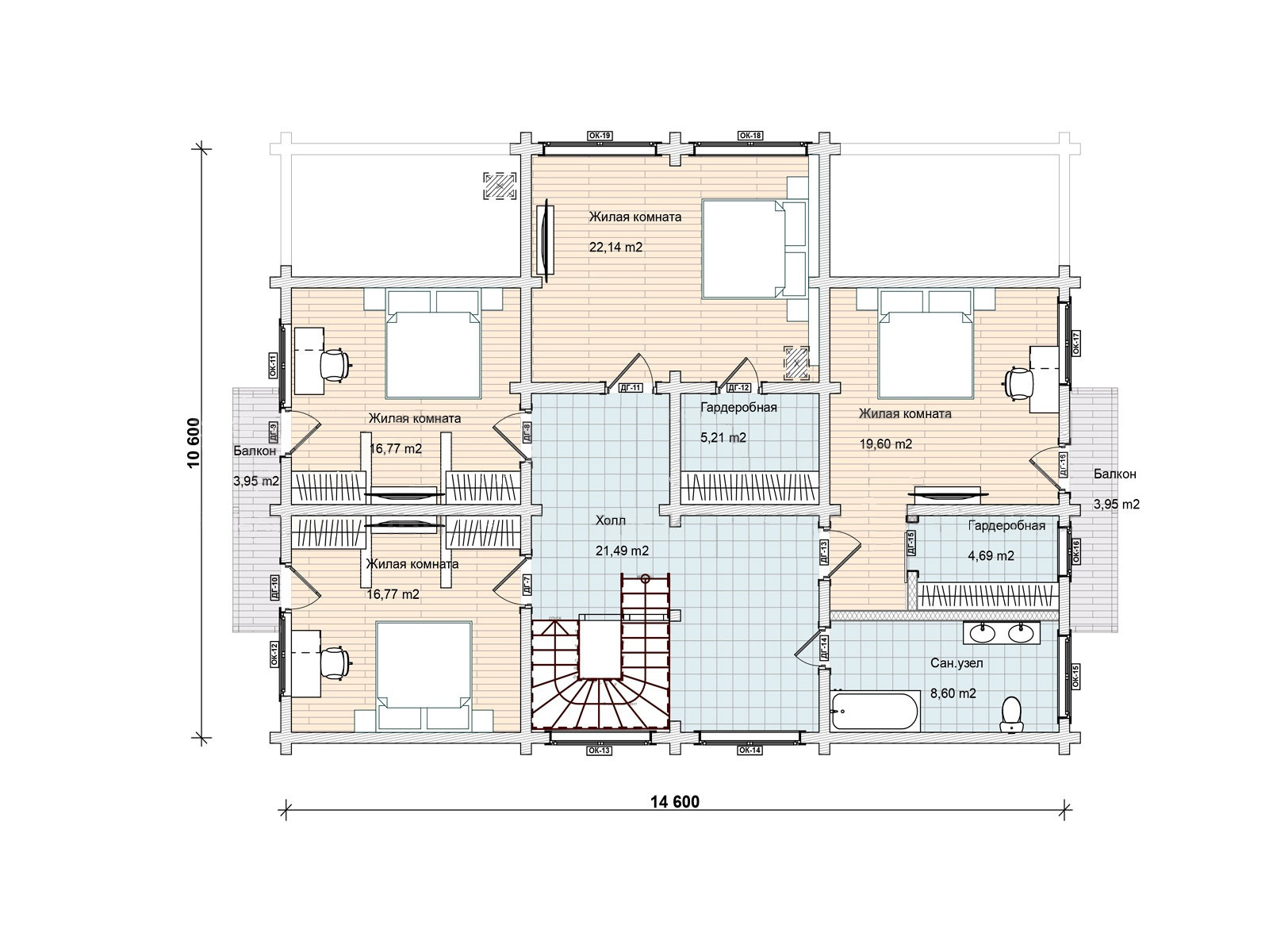 План 2 этажа